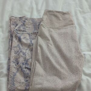 Stylish Snake Print and Speckled Leggings